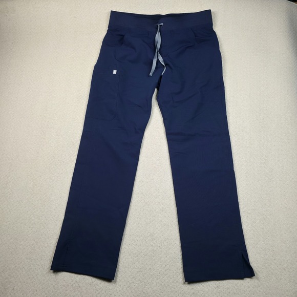 FIGS Kade Straight Leg Scrub Pants Womens M Medium Navy Blue Medical Nurse FIONx - Picture 3 of 13